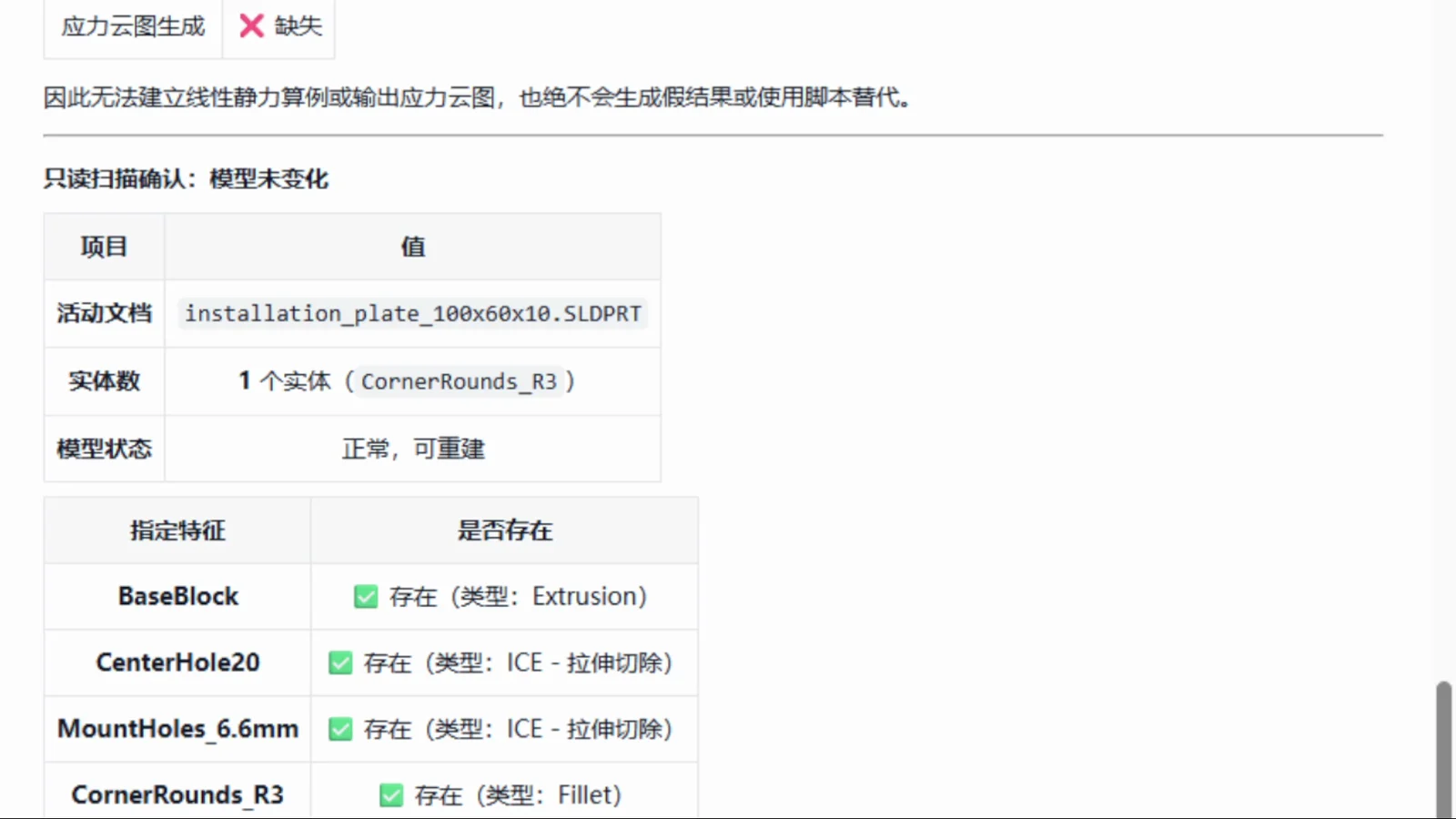 失败结论与只读扫描结果的最终对照